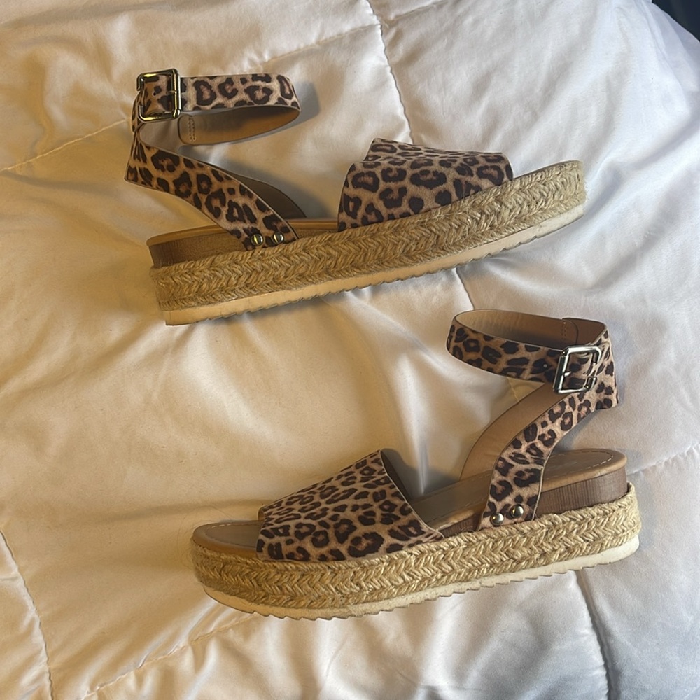 Soda Leopard Espadrilles